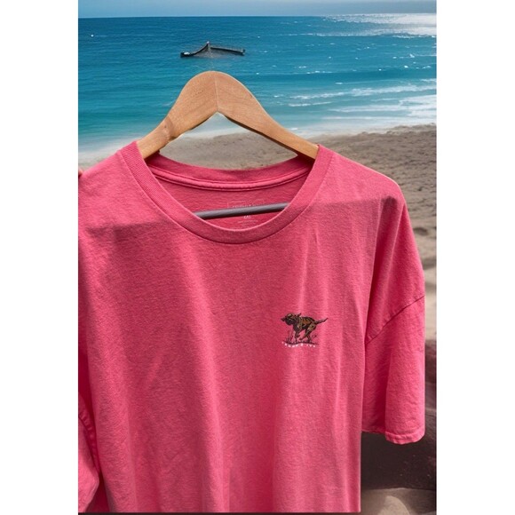 Crown & Ivy Duck Hunting Dog Theme Chocolate Labrador T-Shirt Cotton Mens 2XL - Picture 2 of 9